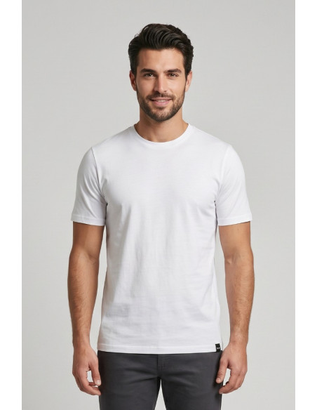 Moro t-shirt girocollo in misto cotone MEM600 [b66d4ccf]