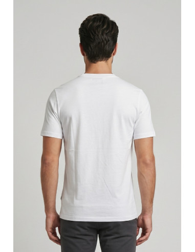 Moro t-shirt girocollo in misto cotone MEM600 [6f4b0fc2]
