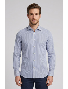 Filippo Gelsi camicia rigata in cotone 120-3F6 [d399cd11]