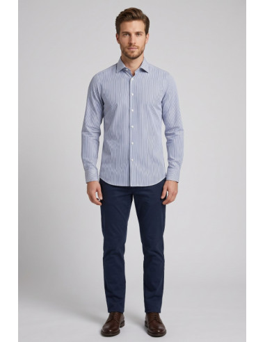 Filippo Gelsi camicia rigata in cotone 120-3F6 [bda24f18]