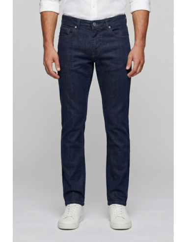 Coveri jeans 5 tasche in chambray denim lavaggio scuro COV1552 [575f930f]