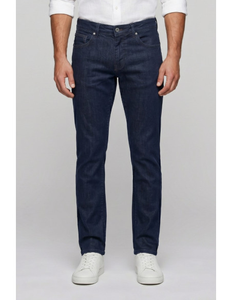 Coveri jeans 5 tasche in chambray denim lavaggio scuro COV1552 [575f930f]