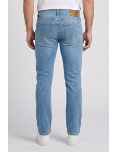 Rifle jeans in denim di cotone stretch lavaggio chiaro RF409 [de0f4c37] 2