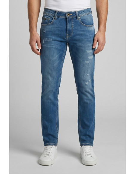 Rifle jeans in denim di cotone stretch RF570 [5618341a]