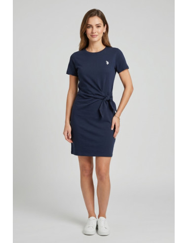 US Polo ASSN abito in cotone Jodie US43318021 [6430da75]