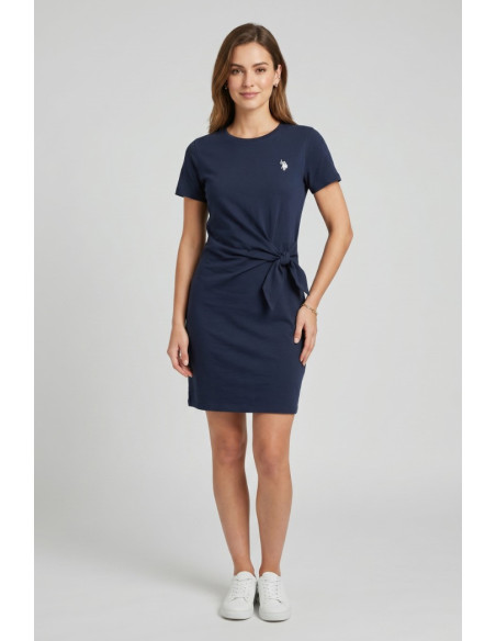 US Polo ASSN abito in cotone Jodie US43318021 [6430da75]