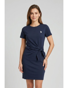 US Polo ASSN abito in cotone Jodie US43318021 [6430da75] 2