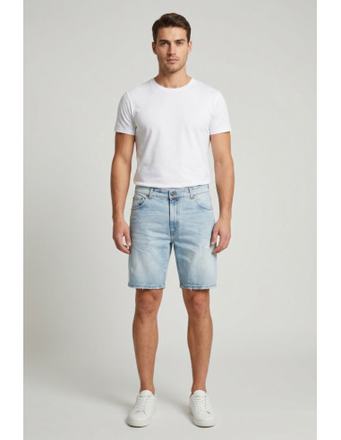Patriot bermuda in denim di cotone PM6S2SSHOM113 [b8529180]