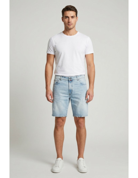 Patriot bermuda in denim di cotone PM6S2SSHOM113 [b8529180]