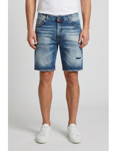 Patriot bermuda in denim di cotone PM6S2SSHOM22 [be4bcbc8]