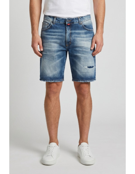 Patriot bermuda in denim di cotone PM6S2SSHOM22 [be4bcbc8]