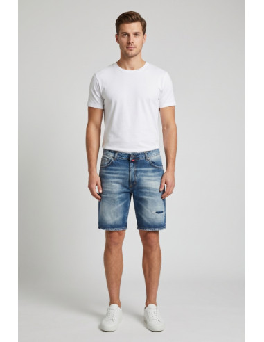 Patriot bermuda in denim di cotone PM6S2SSHOM22 [d07049c1]