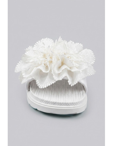 Solo Soprani ciabatta con fiore Fru Fru SSW619N32 [f3a6ca86]
