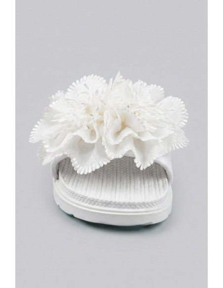 Solo Soprani ciabatta con fiore Fru Fru SSW619N32 [f3a6ca86]