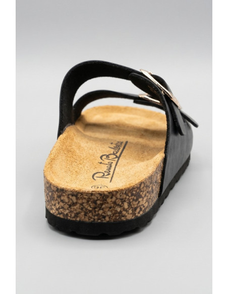 Renato Balestra ciabatta con doppia fascia e fibbie RB104 [de53f91b]