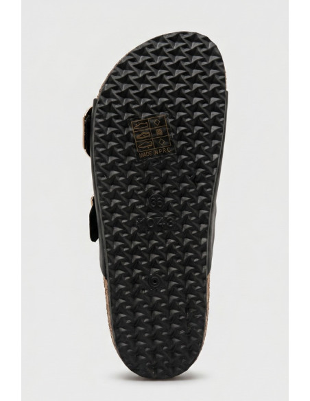 Renato Balestra ciabatta con doppia fascia e fibbie RB104 [694e381f]