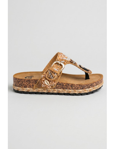 Gold & Gold infradito con fascia decorata FY06 [36ae79c6]