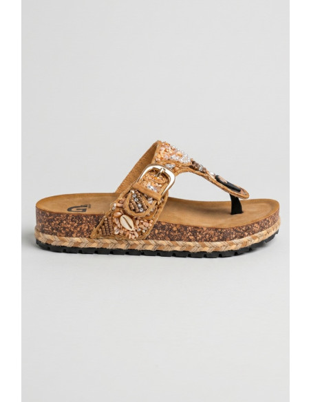 Gold & Gold infradito con fascia decorata FY06 [36ae79c6]