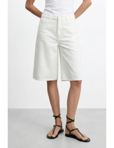 Influencer bermuda wide leg in denim 05P146 [ccdeadac]