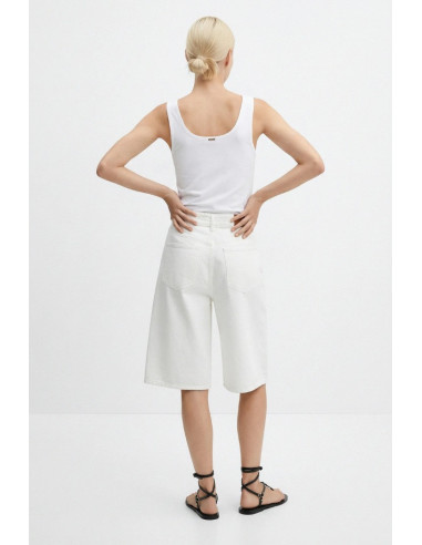 Influencer bermuda wide leg in denim 05P146 [15f8eea1]