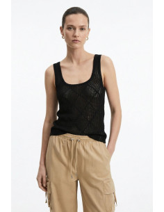 Influencer top a canotta in maglia traforata 05Q10370 [9fd13d3b]