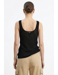 Influencer top a canotta in maglia traforata 05Q10370 [9fd13d3b] 2