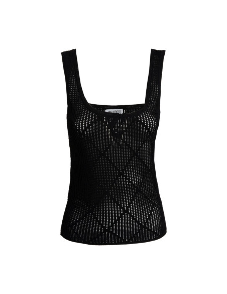 Influencer top a canotta in maglia traforata 05Q10370 [f4baf82c]