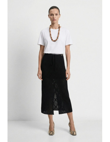 Influencer gonna midi in maglia 05Q2426 [01f0ef04]