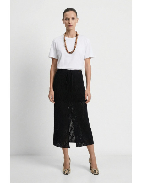 Influencer gonna midi in maglia 05Q2426 [01f0ef04]