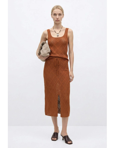 Influencer gonna midi in maglia 05Q2426 [69eccf38]
