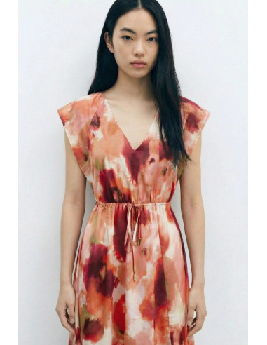 Influencer abito maxi a fantasia 05T0066 [50bcf015]