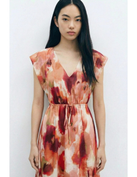 Influencer abito maxi a fantasia 05T0066 [50bcf015]