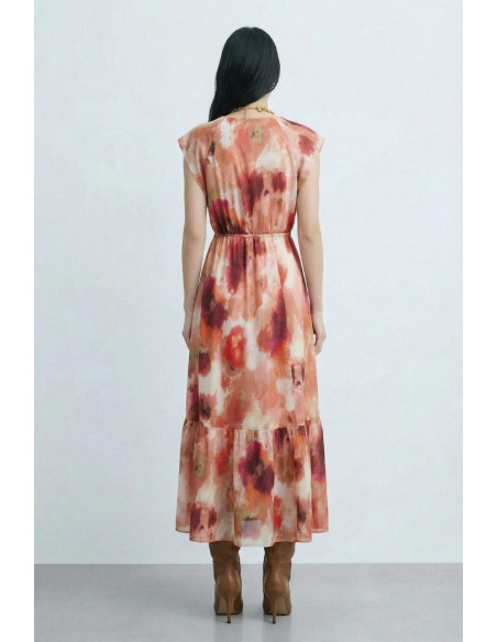 Influencer abito maxi a fantasia 05T0066 [e2f1760f]