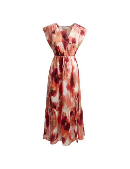 Influencer abito maxi a fantasia 05T0066 [55ecb70b]