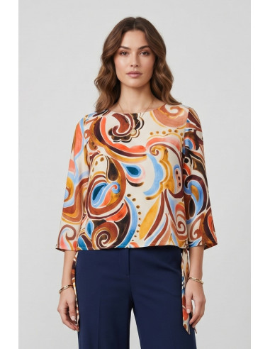 Celye casacca a fantasia in viscosa SS26C0645 [9b175137]