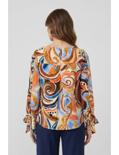 Celye casacca a fantasia in viscosa SS26C0645 [9b175137] 2