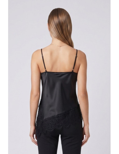 GM by Gai Mattiolo top con inserti in pizzo GM3887 [7d3e1c40]