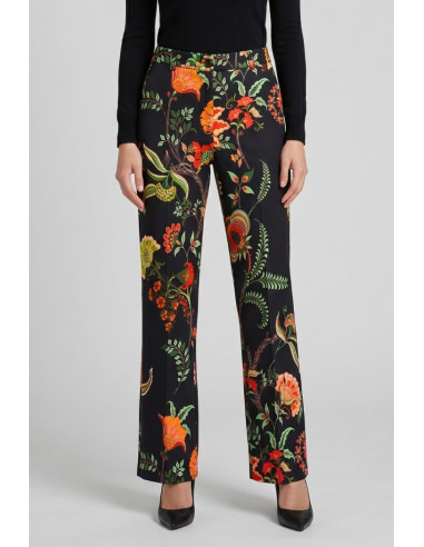 GM by Gai Mattiolo pantalone a fantasia floreale GM3776 [1d57b5ab]
