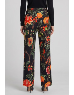GM by Gai Mattiolo pantalone a fantasia floreale GM3776 [1d57b5ab] 2