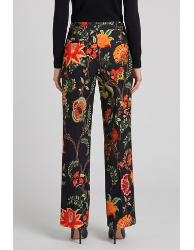 GM by Gai Mattiolo pantalone a fantasia floreale GM3776 [c471f6a6]