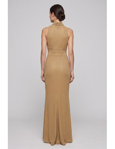 GM by Gai Mattiolo abito lungo in lurex GM3750 [a6150a8d]