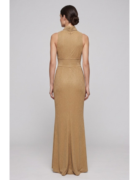 GM by Gai Mattiolo abito lungo in lurex GM3750 [a6150a8d]