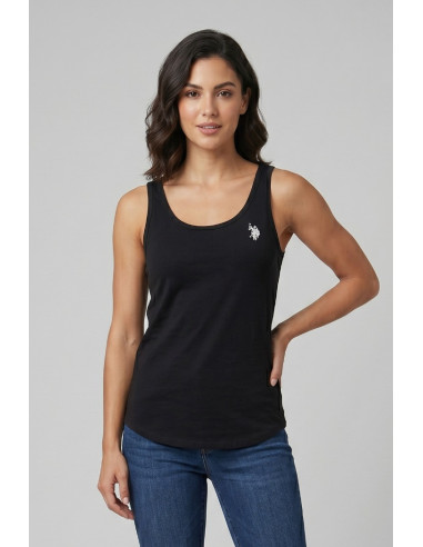 US Polo ASSN top in cotone con logo Tanya US43367004 [478a332e]