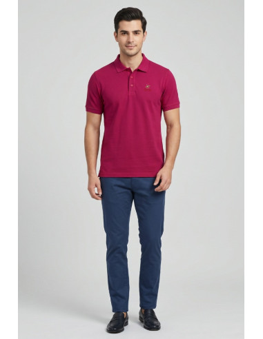Beverly Hills Polo Club polo in piquet di cotone P450124 [9ecedb67]
