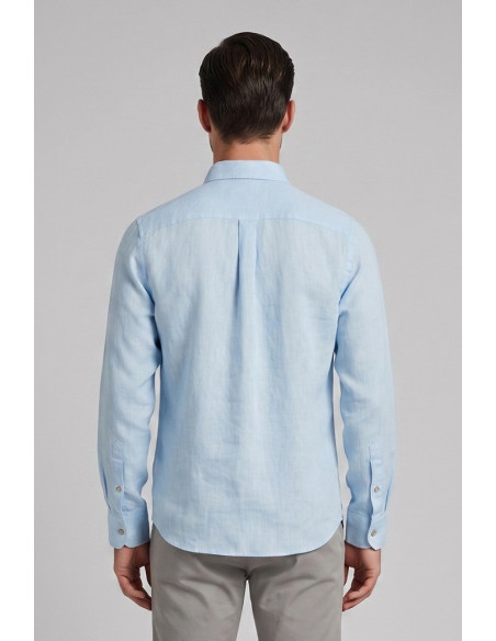 Henry Cotton's camicia botton down in lino OTIS [a8292fbe]