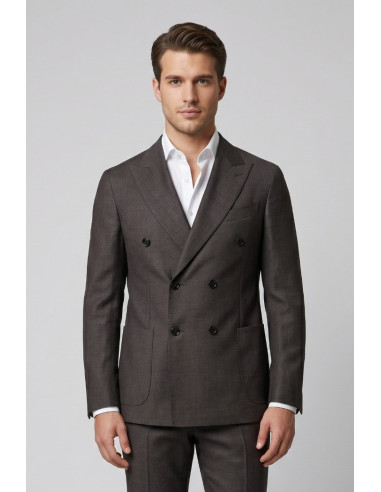 Privat Fashion abito doppiopetto in poliviscosa stretch Giorgione-abs707 [3466abcc]