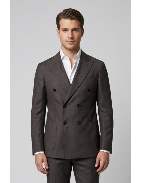 Privat Fashion abito doppiopetto in poliviscosa stretch Giorgione-abs707 [3466abcc]