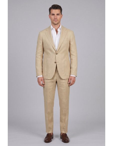 Privat Fashion abito monopetto in lino Merini-abs702 [4fabfb66]
