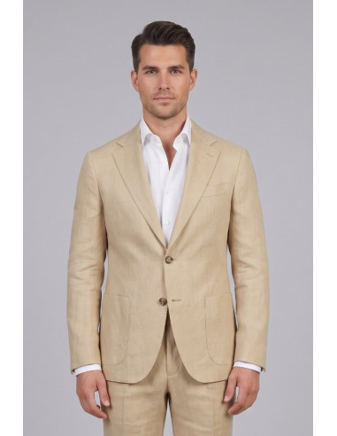 Privat Fashion abito monopetto in lino Merini-abs702 [2190796f]