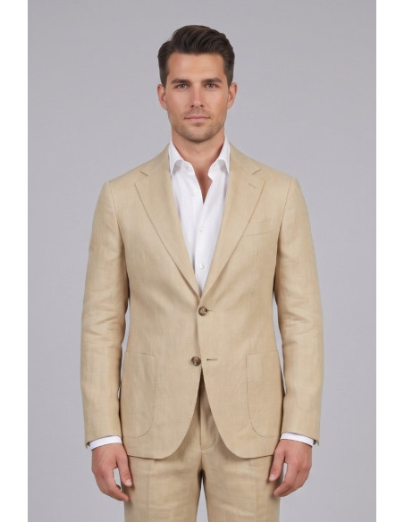 Privat Fashion abito monopetto in lino Merini-abs702 [2190796f]